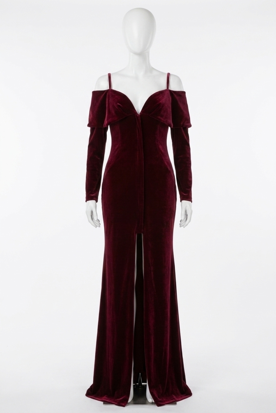 NEW JOVANI women's evening dress in burgundy